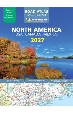 Michelin North America Large Format Road Atlas 2027 -