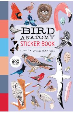 Bird Anatomy Sticker Book: A Julia Rothman Creation; More Than 600 Stickers - Julia Rothman