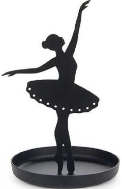 Suport bijuterii: Ballerina Black