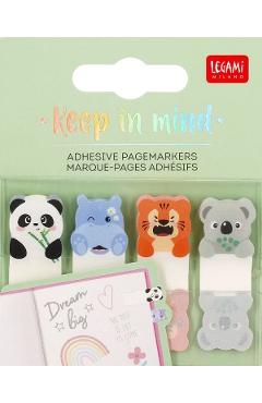 Semne de carte adezive: Cute animals