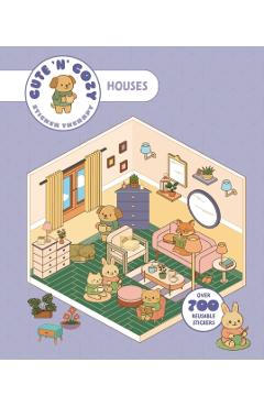 Cute 'n' Cozy Sticker Therapy: Homes - - Imagine 1