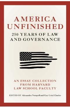America Unfinished: 250 Years of Law and Governance - Alexandra Natapoff