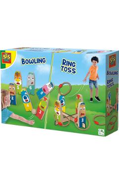 Joc de petrecere 2 in 1: Bowling. Aruncarea inelului