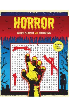 Horror Word Search and Coloring - - Imagine 1