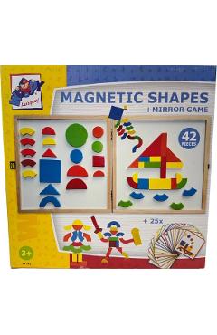Tabla magnetica cu forme geometrice din lemn