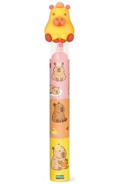 Mini evidentiator 3 in 1. Capybara galben cu palarie