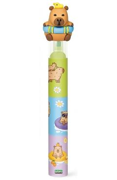 Mini evidentiator 3 in 1. Capybara maro cu puisor