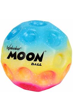 Mingea hiperelastica: Waboba Moon Ball. Bleu-galben-roz