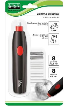 Radiera electrica cu baterii