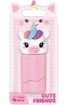 Corector cu banda. Cute Friends. Unicorn