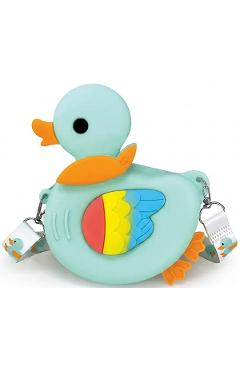 - Mini geanta. Ducky: Ratusca verde