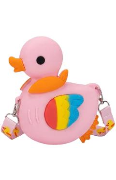 - Mini geanta. Ducky: Ratusca roz