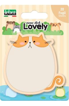 Set memostick Lovely. Pisica alba