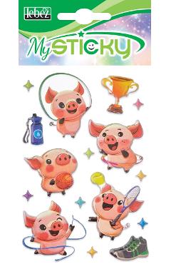 Stickere decorative. My sticky 3D. Purcelusi