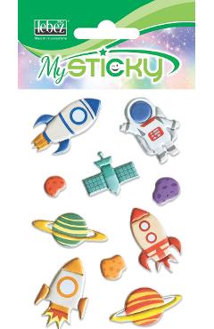 Stickere decorative. My sticky 3D. Spatiu