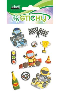 Stickere decorative. My sticky 3D. Formula 1