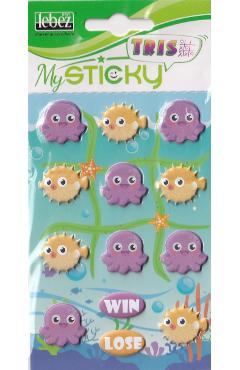 Stickere decorative X si 0. Peste si meduza
