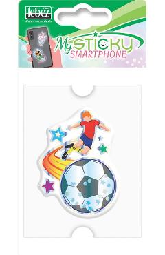Sticker 3D Smartphone. Fotbal