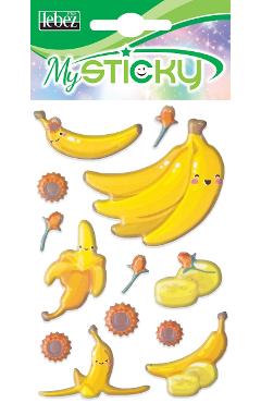 Stickere decorative. My sticky 3D. Banane