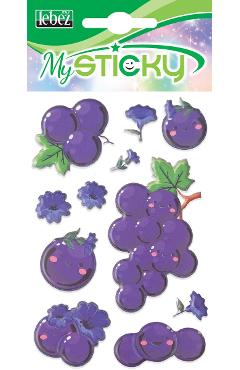 Stickere decorative. My sticky 3D. Struguri