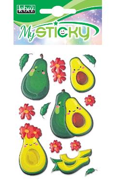 Stickere decorative. My sticky 3D. Avocado