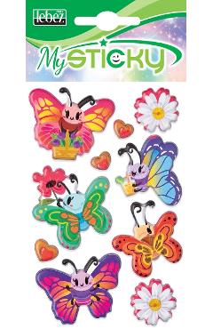 Stickere decorative. My sticky 3D.Fluturi