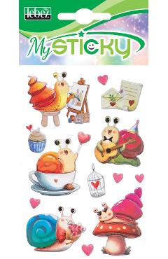 Stickere decorative. My sticky 3D. Melci