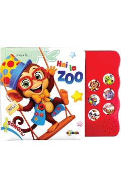 Carte cu sunete. Hai la zoo - Inesa Tautu