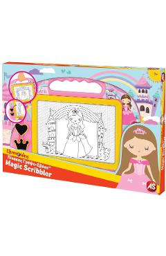 Tabla magnetica Magic Scribbler: Baby Princess