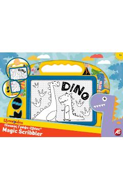 Tabla magnetica Magic Scribbler: Baby Dino