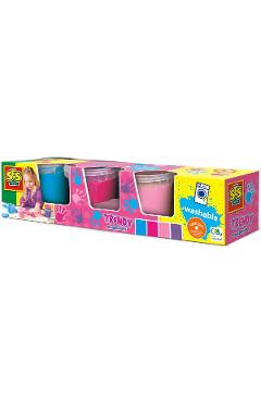 Set acuarele trendy pentru degete 4 buc