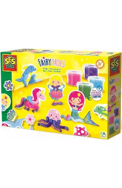 Set creativ plastilina care-si schimba culoarea: Fairy Tales