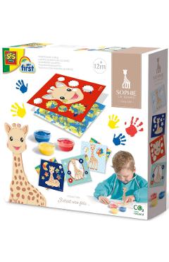 Set acuarele pentru degete. Girafa Sophie