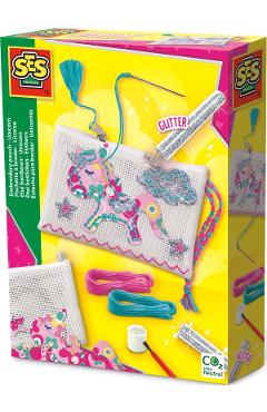 Set creativ: Gentuta brodata. Unicorn