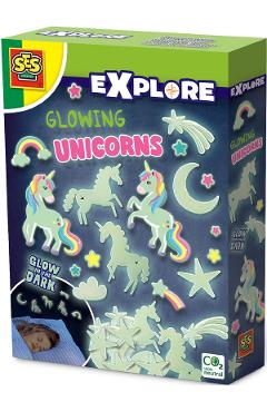 Set Explore: Glow in the Dark. Unicorni