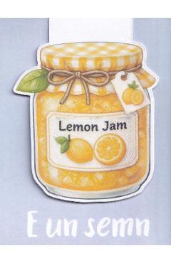 Semn de carte magnetic: Lemon jam