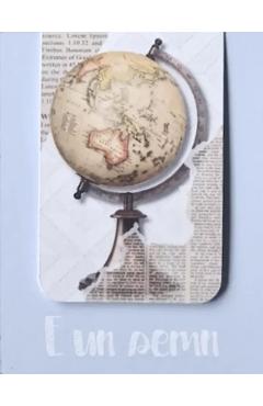 Semn de carte magnetic: Glob pamantesc