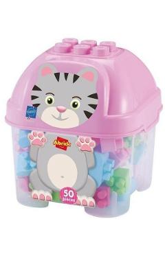 Set constructie 50 piese Abrick: Pisica