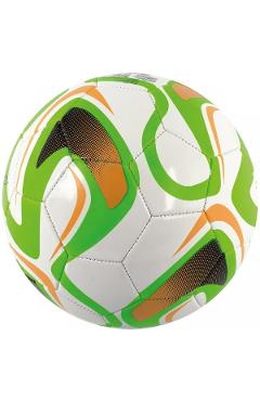 Minge de fotbal: Alb cu verde si portocaliu. John Sports
