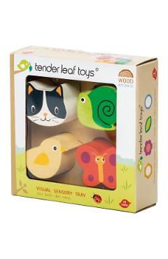 Tabla senzoriala cu efecte tactile. Touch sensory tray. 5 piese