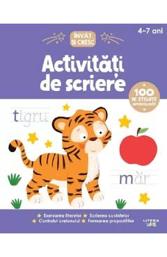 Activitati de scriere. Invat sa cresc 4-7 ani - Nina Filipek, Catherine Casey