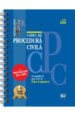 Codul de procedura civila Iunie 2026 Ed.Spiralata - Dan Lupascu