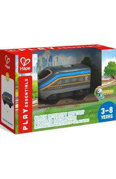 Locomotiva neagra cu baterii