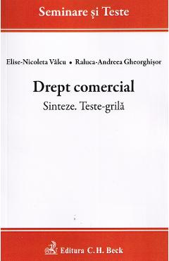 Drept comercial. Sinteze. Teste-grila - Elise Nicoleta Valcu, Raluca-Andreea Gheorghisor