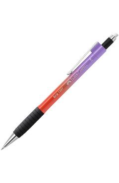 Creion mecanic: Grip. Violet-portocaliu