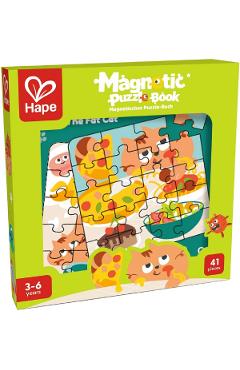 Carte puzzle magnetica: Pisica