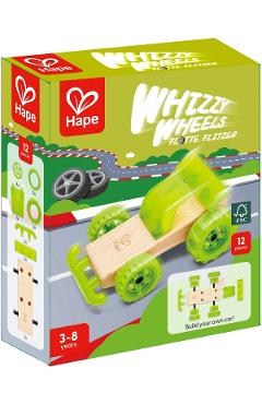 Jucarie: Masinuta Whizzy Wheels. Verde neon