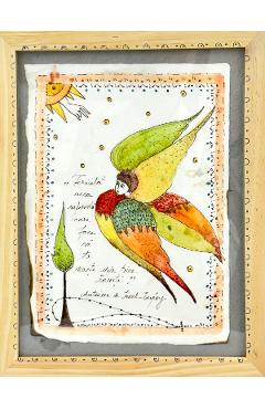 Ilustratie inramata. Model 14: Fericita