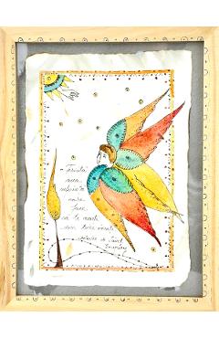 Ilustratie inramata. Model 16: Fericita