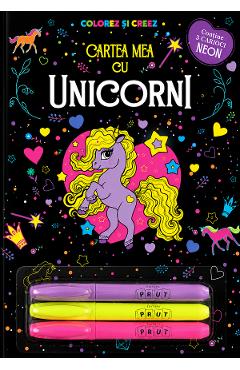 Cartea mea cu unicornii. Colorez si creez